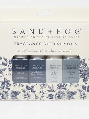 Sand + Fog Inspired in the California Coast Diffusers Oils